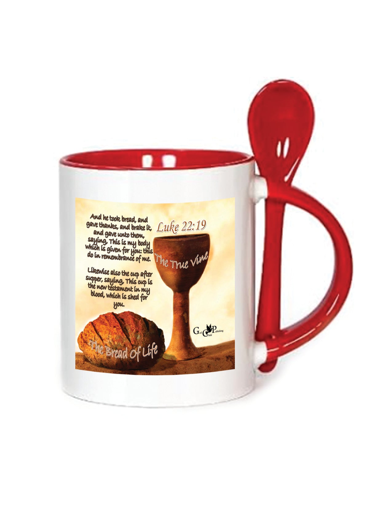 11oz Mug w/Spoon Bread of Life