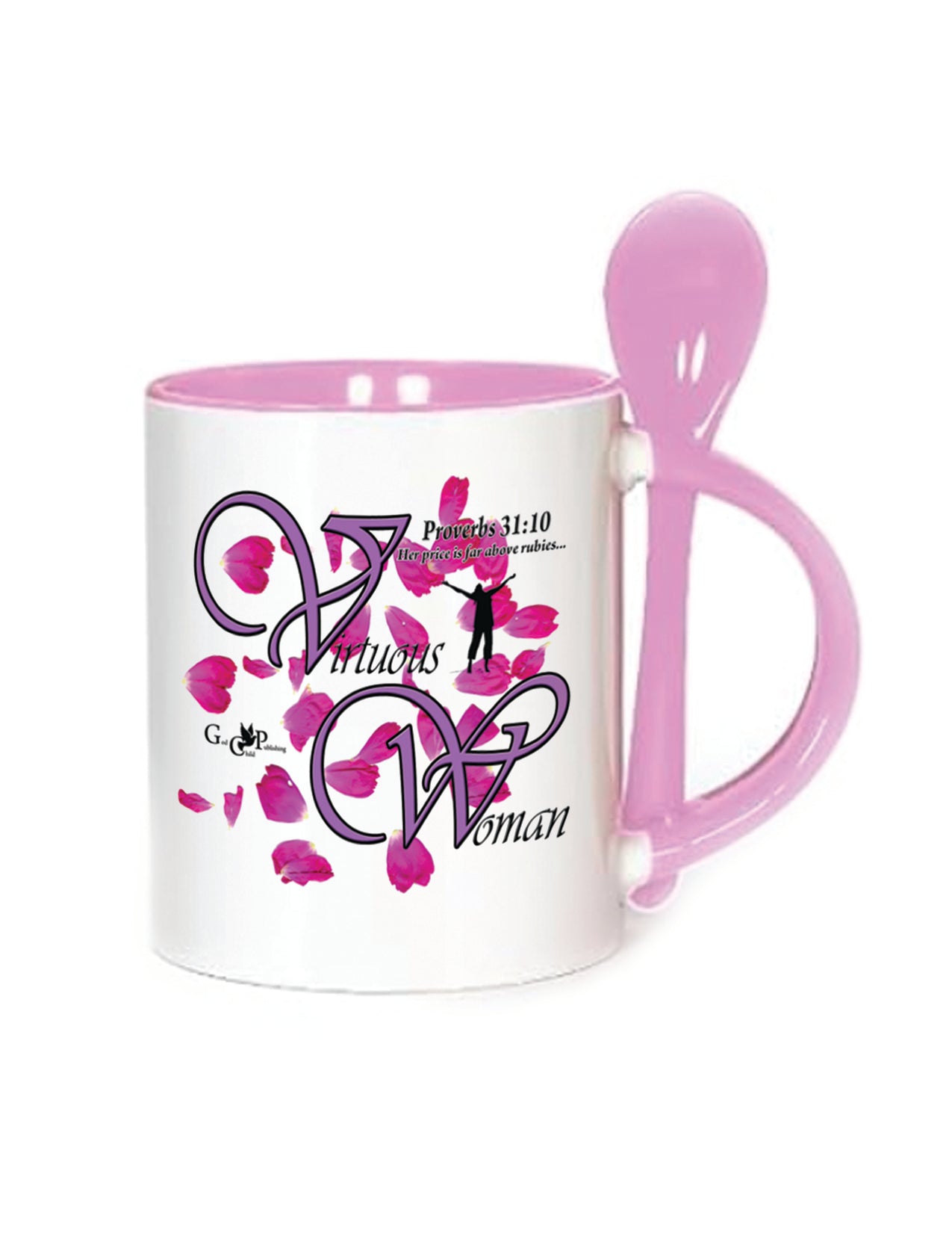 11oz Mug w/Spoon Virtuous Woman